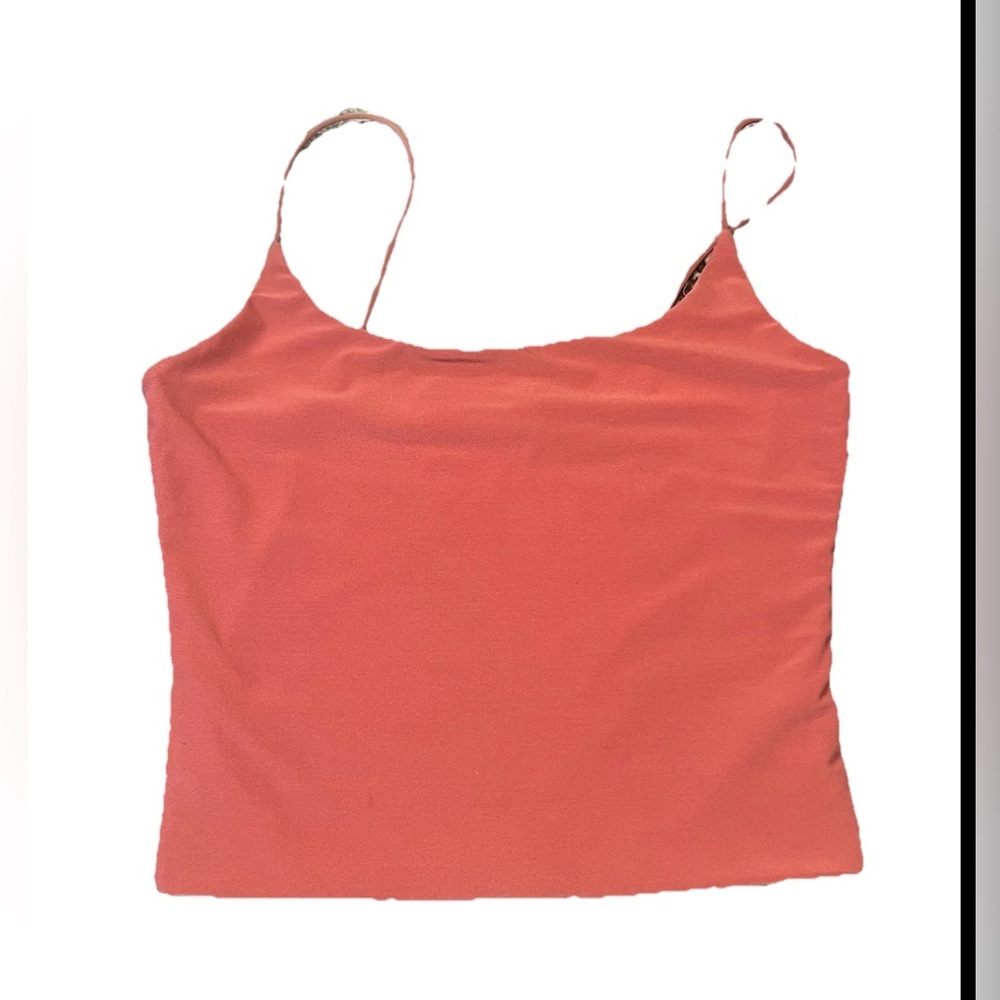 American Threads Spaghetti Strap Top Women's S Pink (0702)